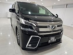 Toyota Vellfire 2.5 Z G Edition 2015 Black BodyKit Pilot Seat Rear Screen